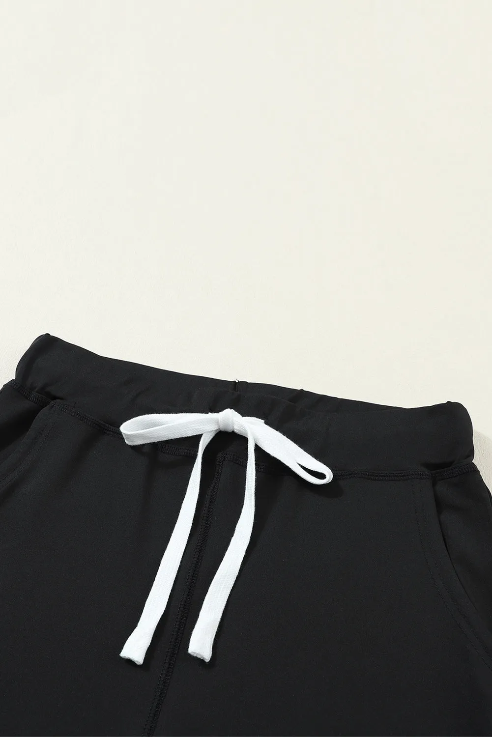 River Drawstring Waist Pocketed Leggings