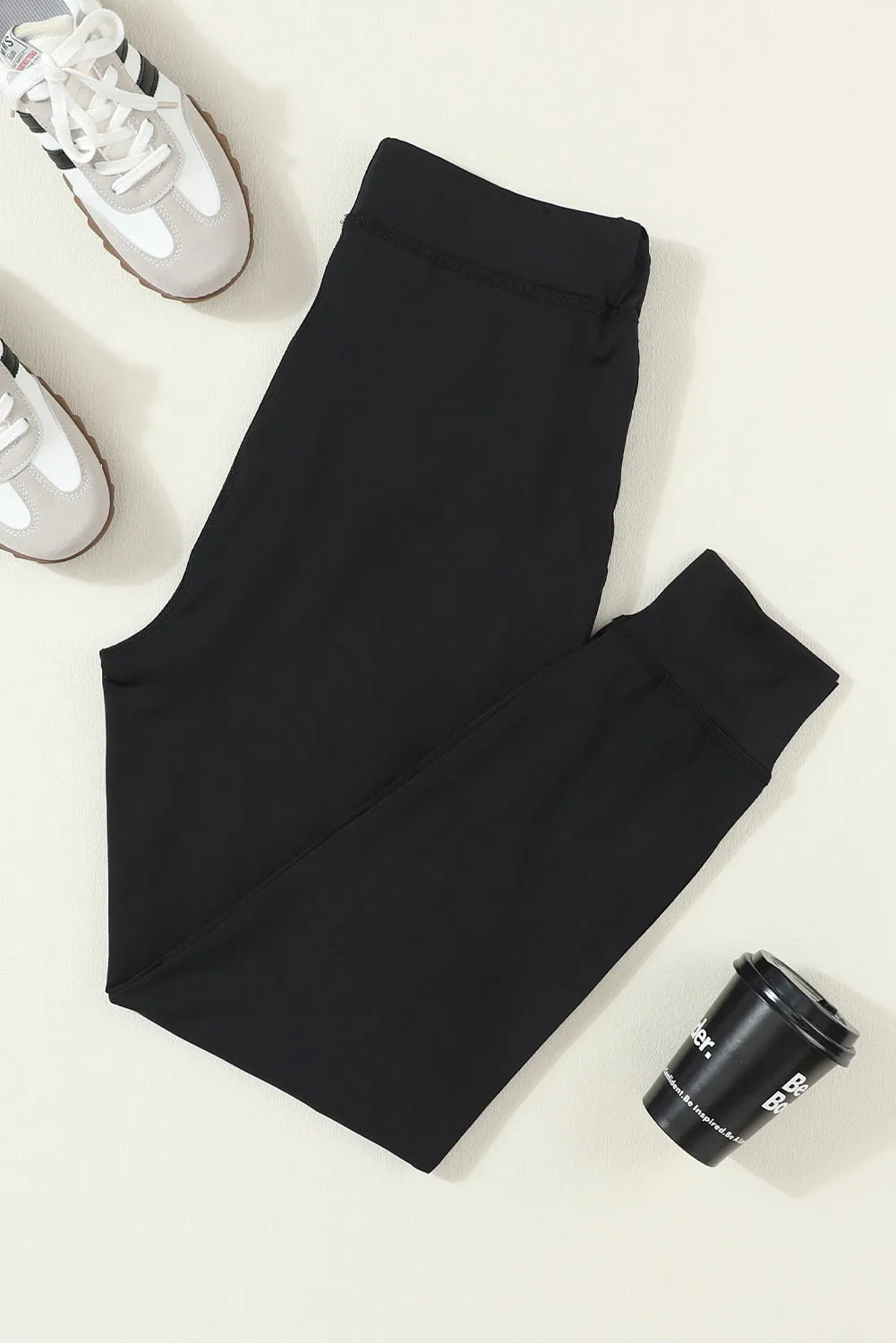 River Drawstring Waist Pocketed Leggings