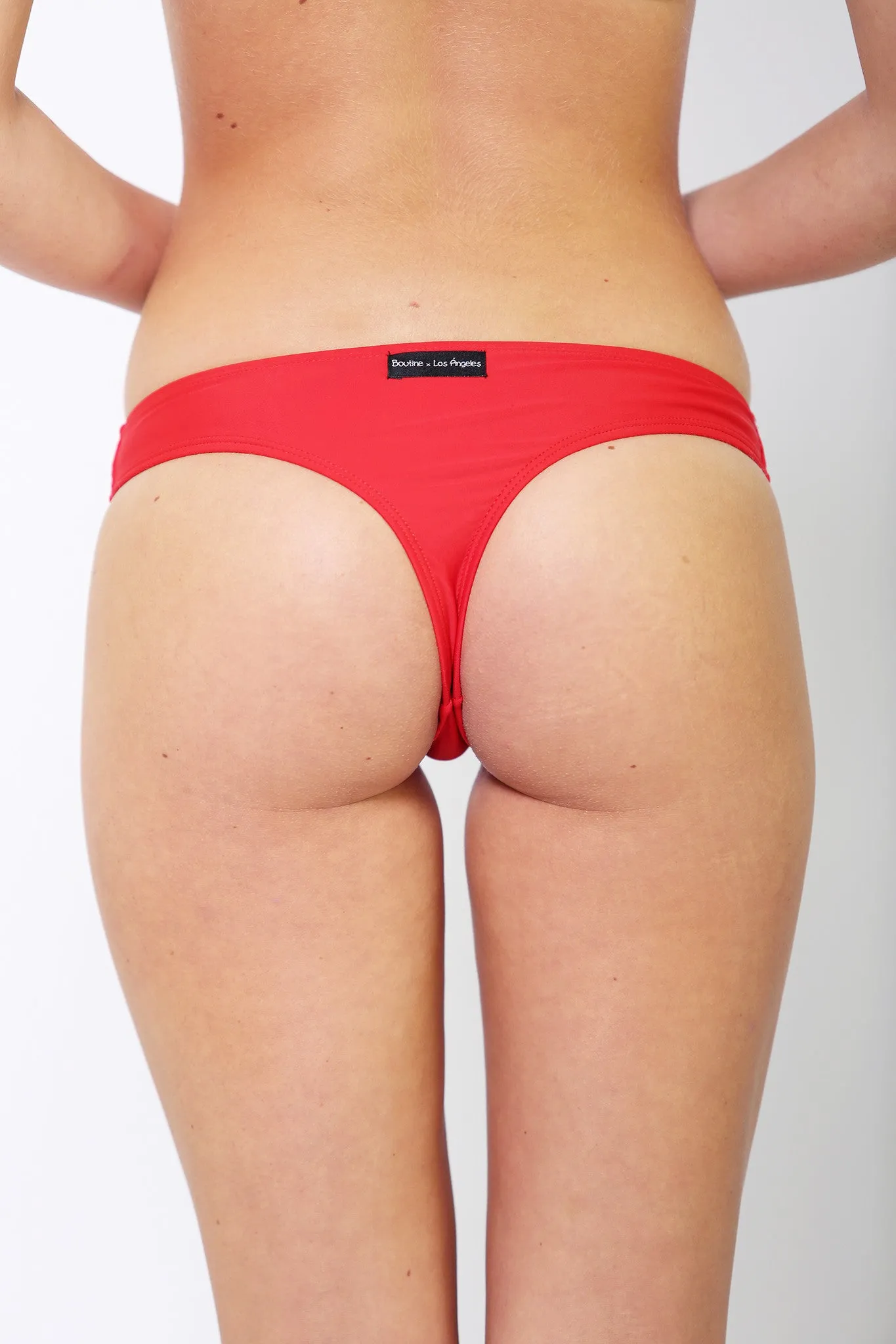 Rose red label bottoms