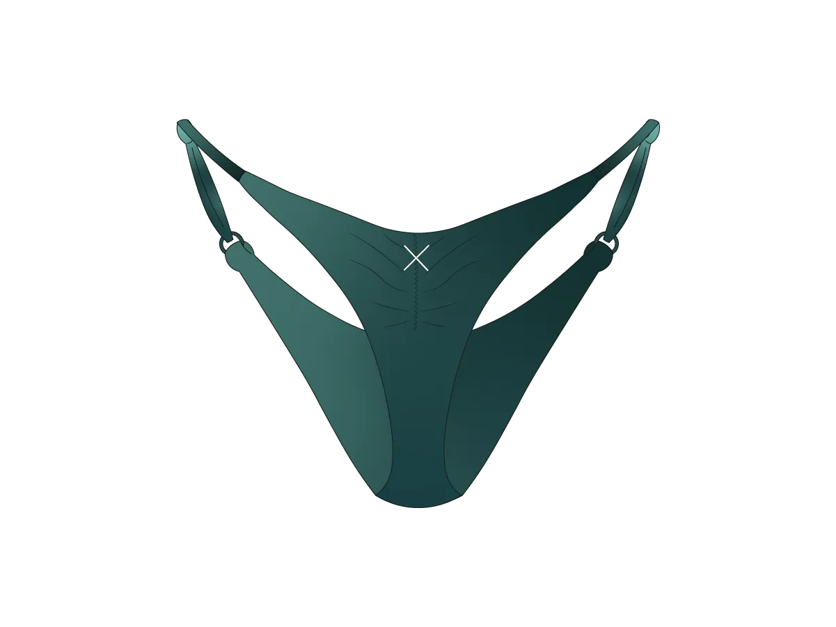 Sage Green SATIN Scrunch Bottoms