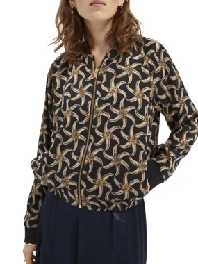 Scotch & Soda Printed Wear Two Ways Bomber