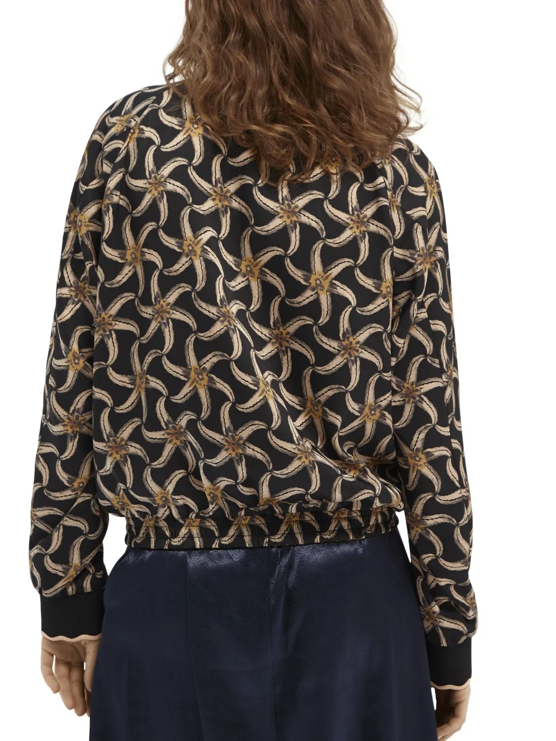 Scotch & Soda Printed Wear Two Ways Bomber