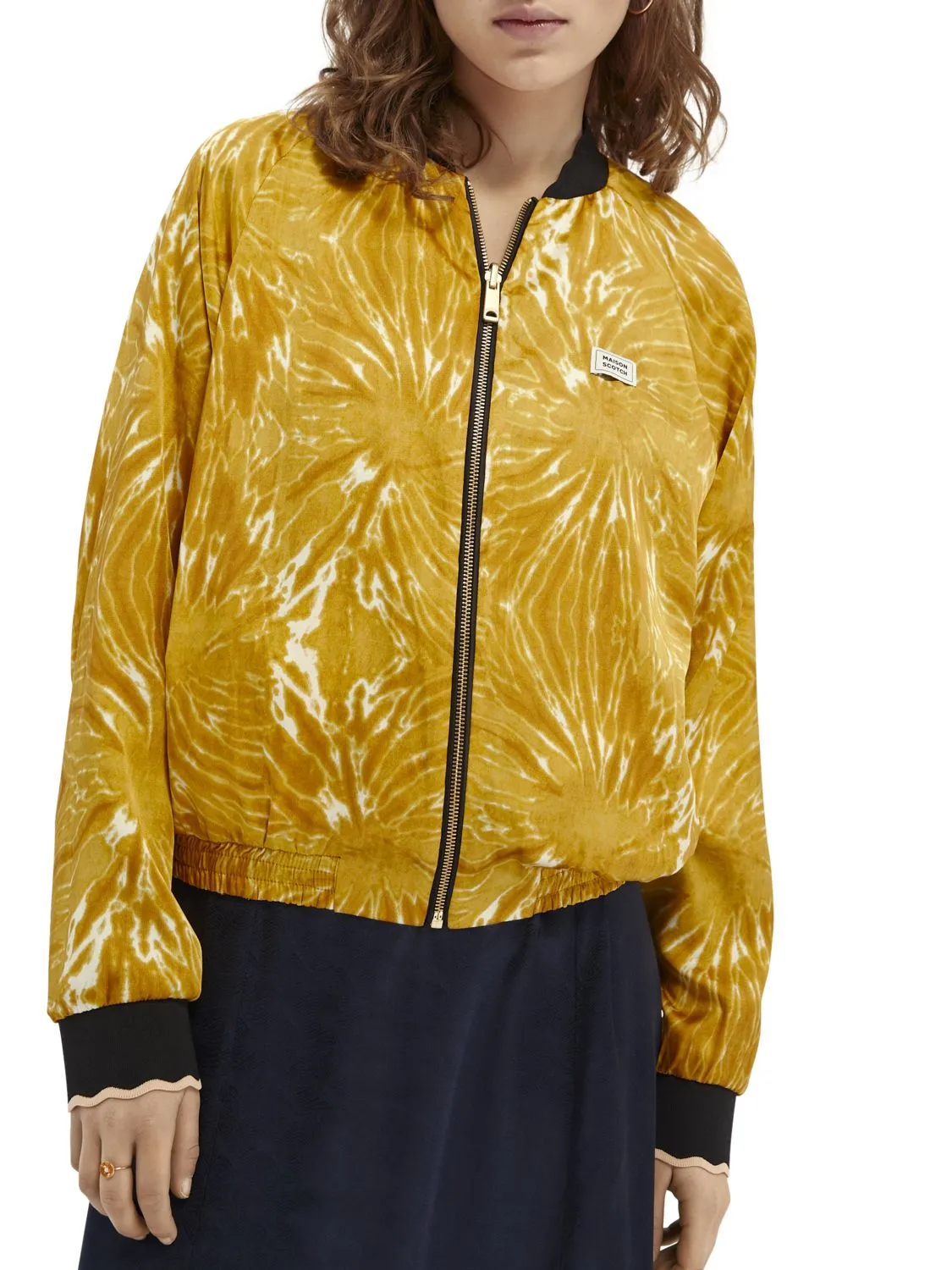 Scotch & Soda Printed Wear Two Ways Bomber