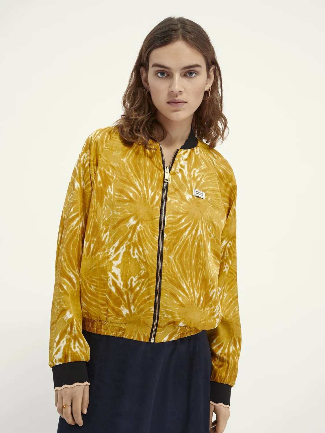 Scotch & Soda Printed Wear Two Ways Bomber