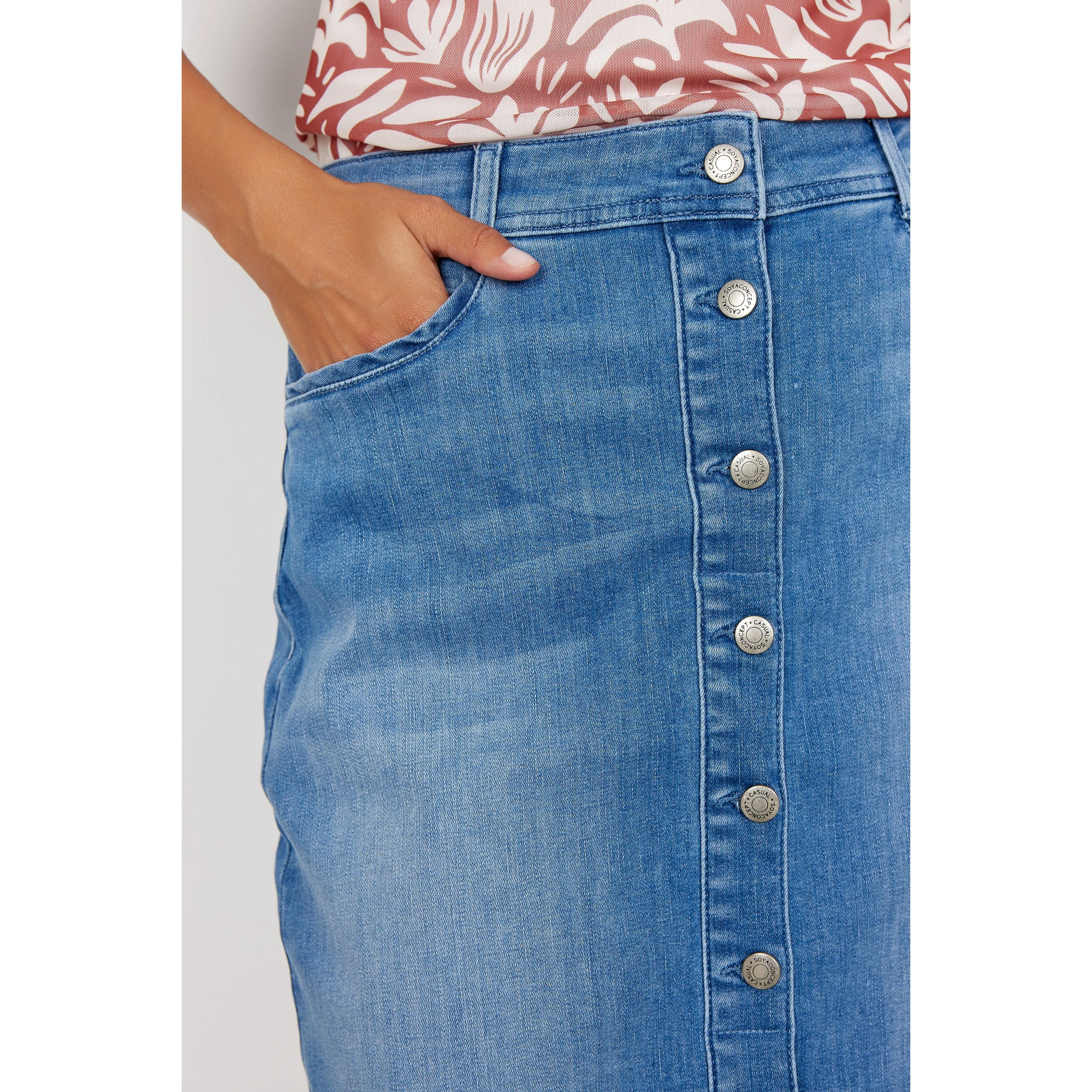 Soya Concept Kimberly 22-B Denim Skirt