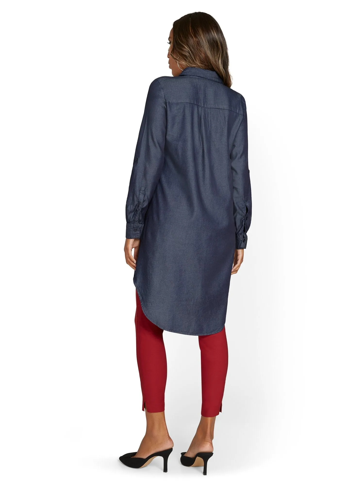 Tall Madison Chambray Tunic Shirt