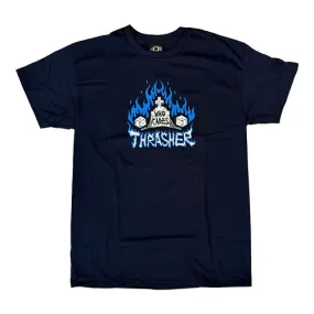 Thrasher Shirt Who Cares by Neckface