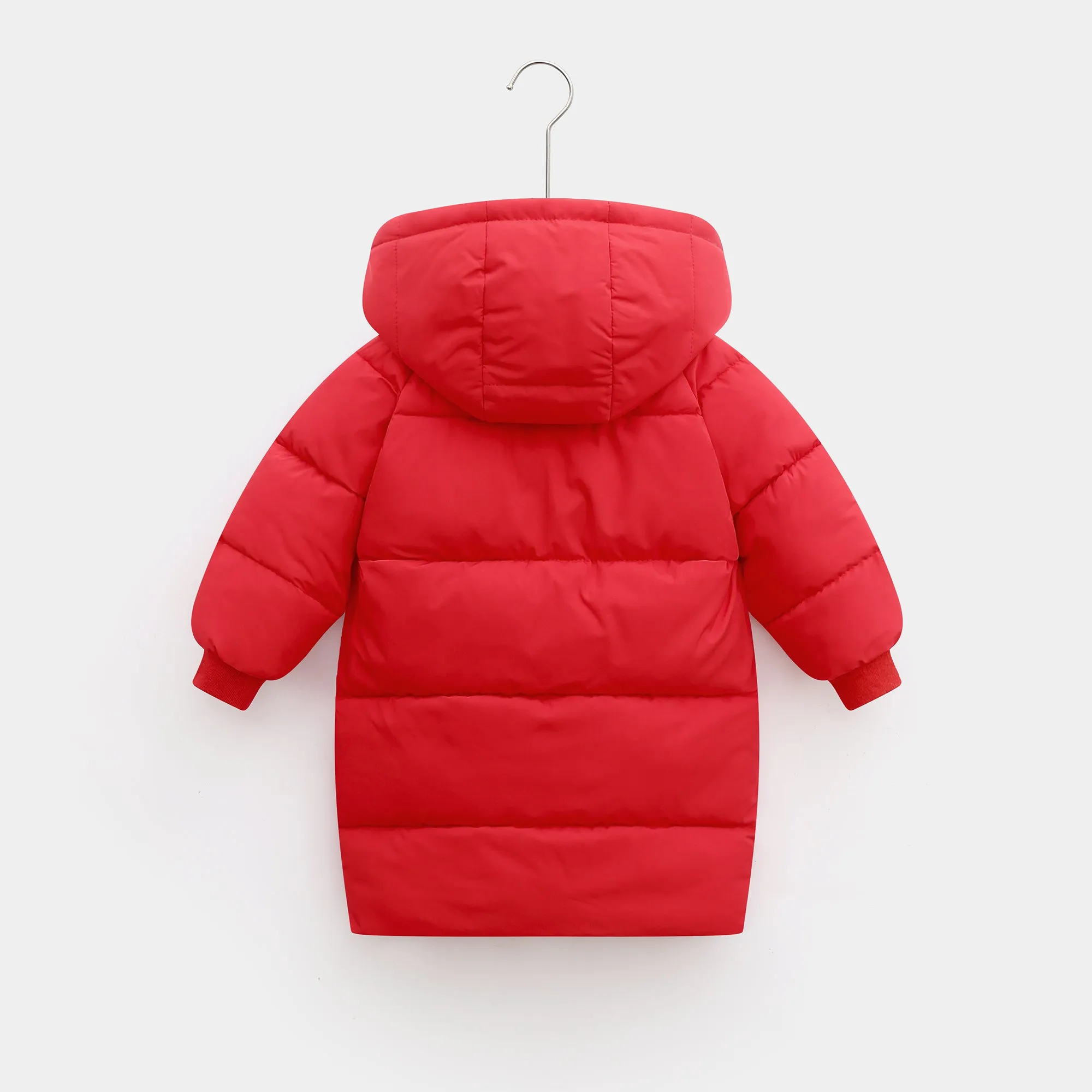 Toddler/Kid Boy/Girl Hooded Button Design Cotton-Padded Coat