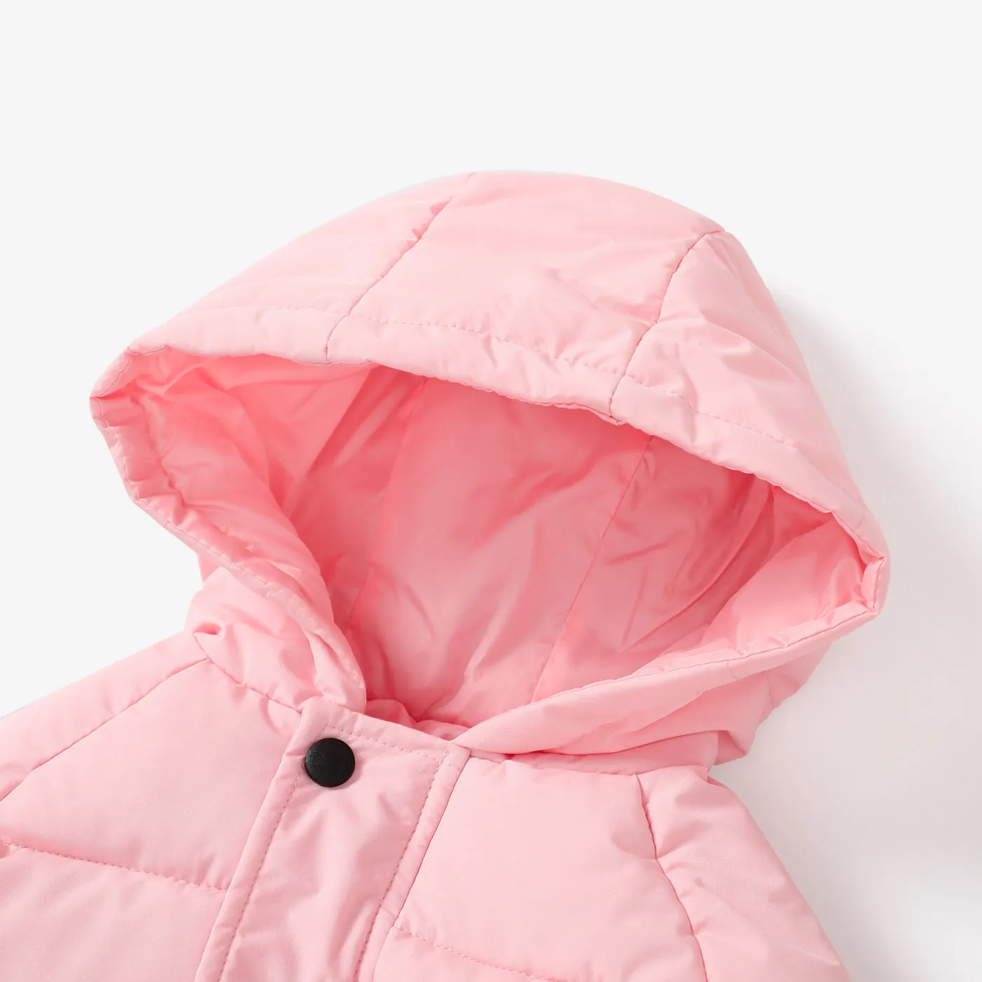 Toddler/Kid Boy/Girl Hooded Button Design Cotton-Padded Coat
