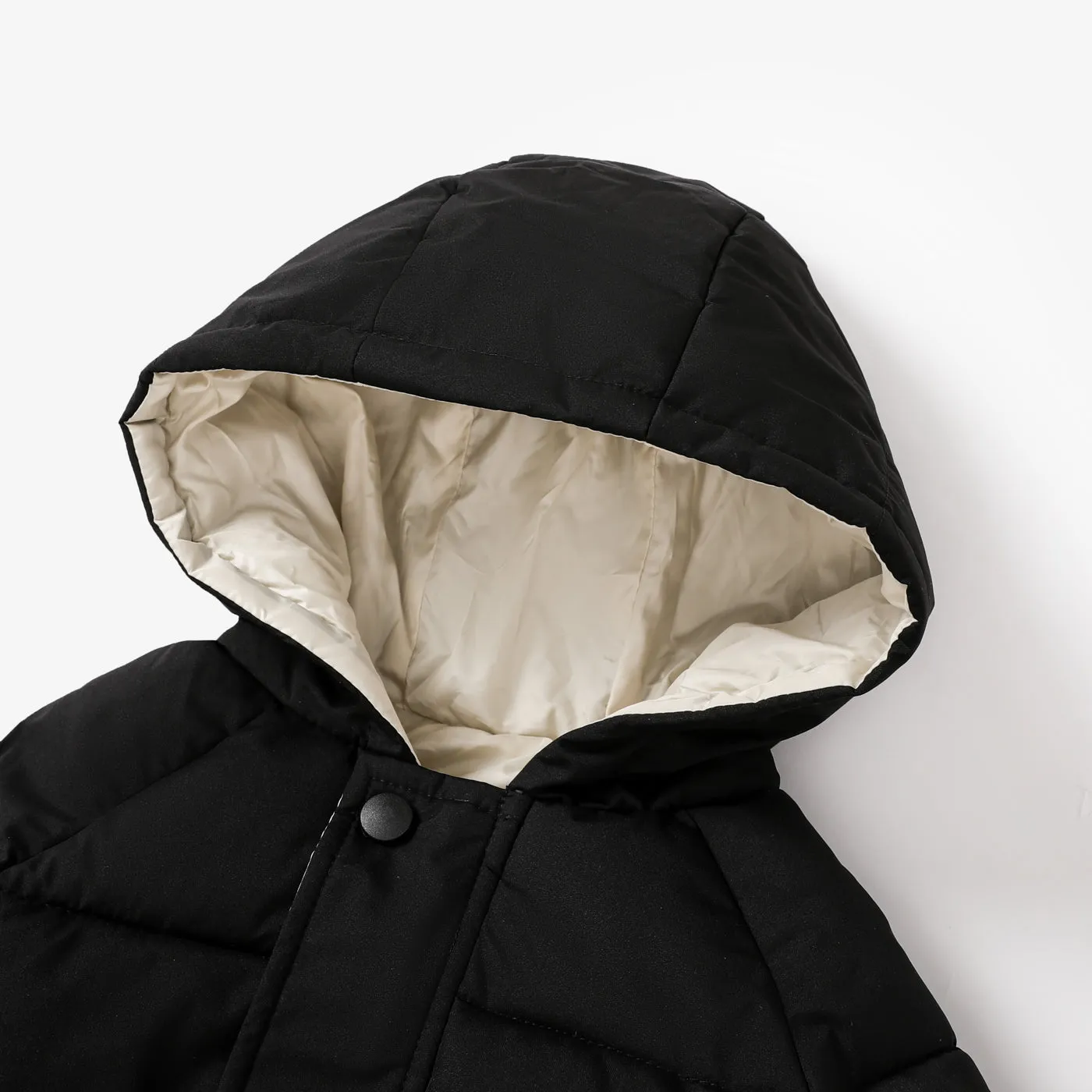 Toddler/Kid Boy/Girl Hooded Button Design Cotton-Padded Coat