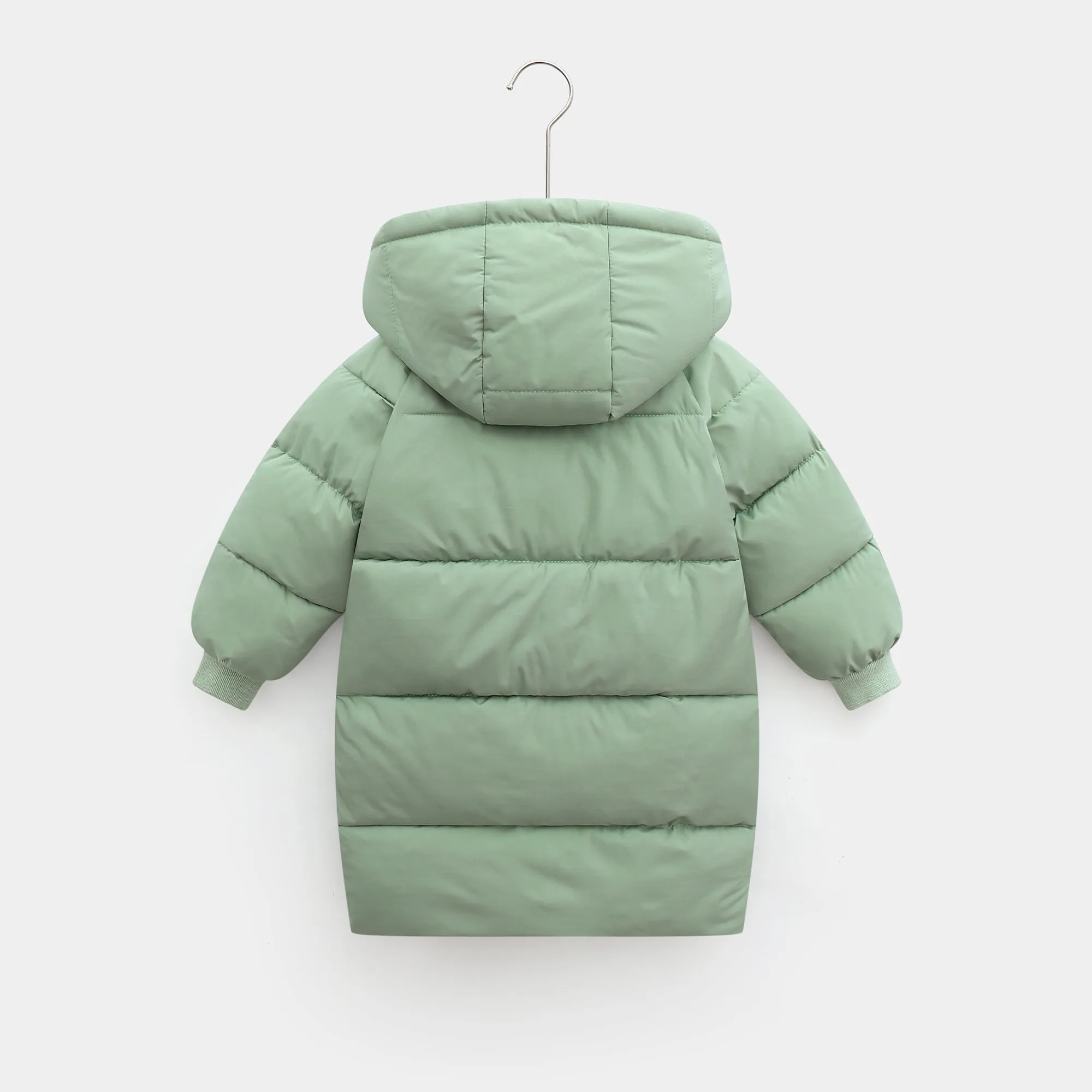 Toddler/Kid Boy/Girl Hooded Button Design Cotton-Padded Coat