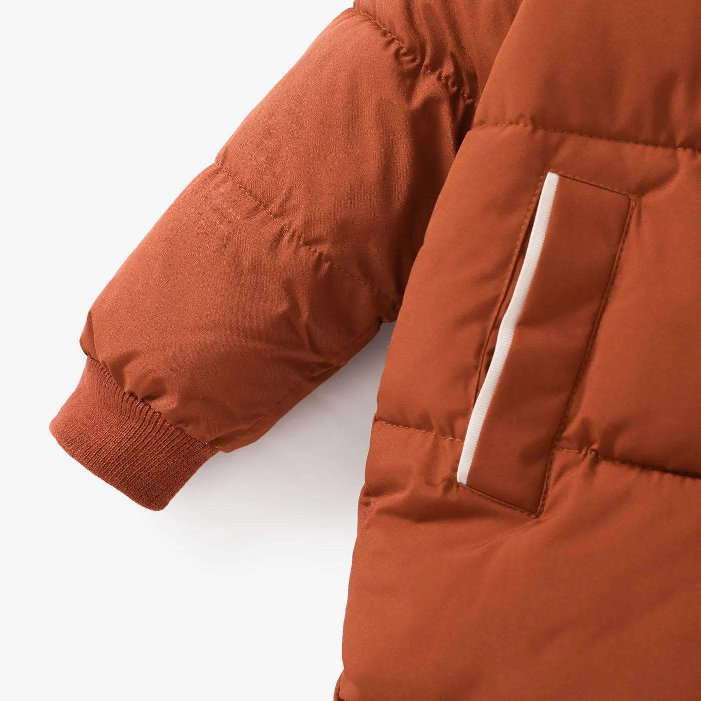 Toddler/Kid Boy/Girl Hooded Button Design Cotton-Padded Coat
