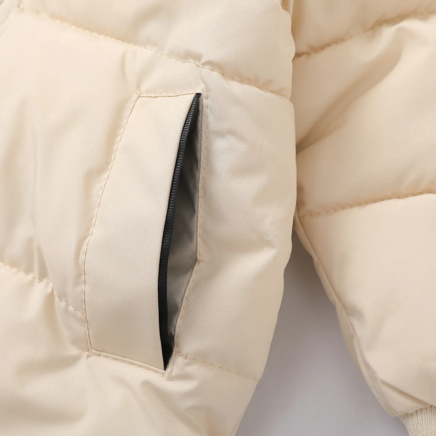 Toddler/Kid Boy/Girl Hooded Button Design Cotton-Padded Coat