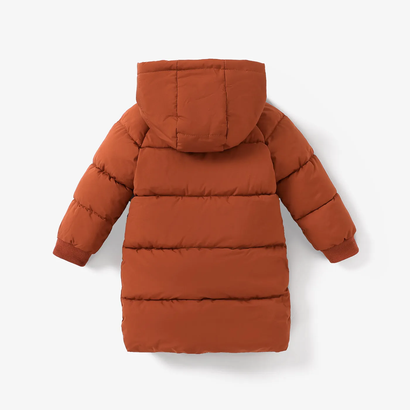 Toddler/Kid Boy/Girl Hooded Button Design Cotton-Padded Coat