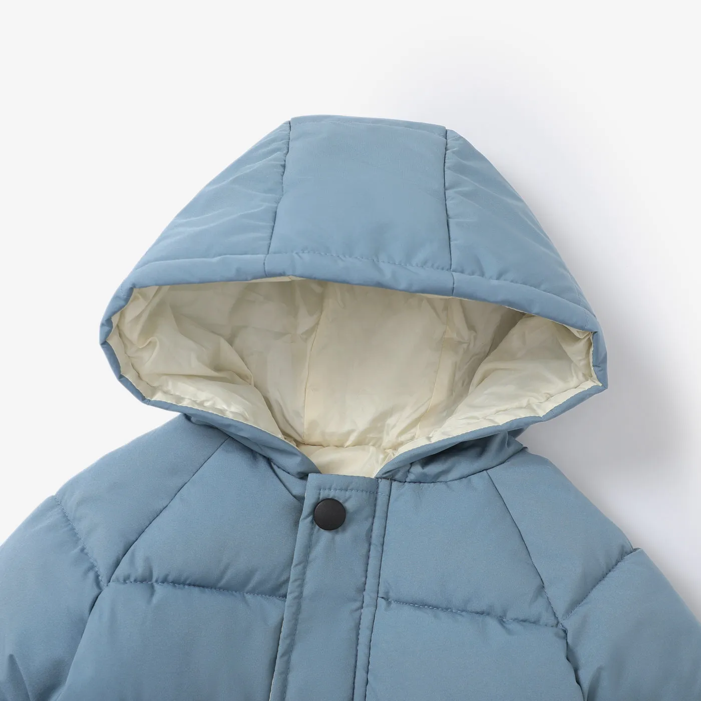 Toddler/Kid Boy/Girl Hooded Button Design Cotton-Padded Coat
