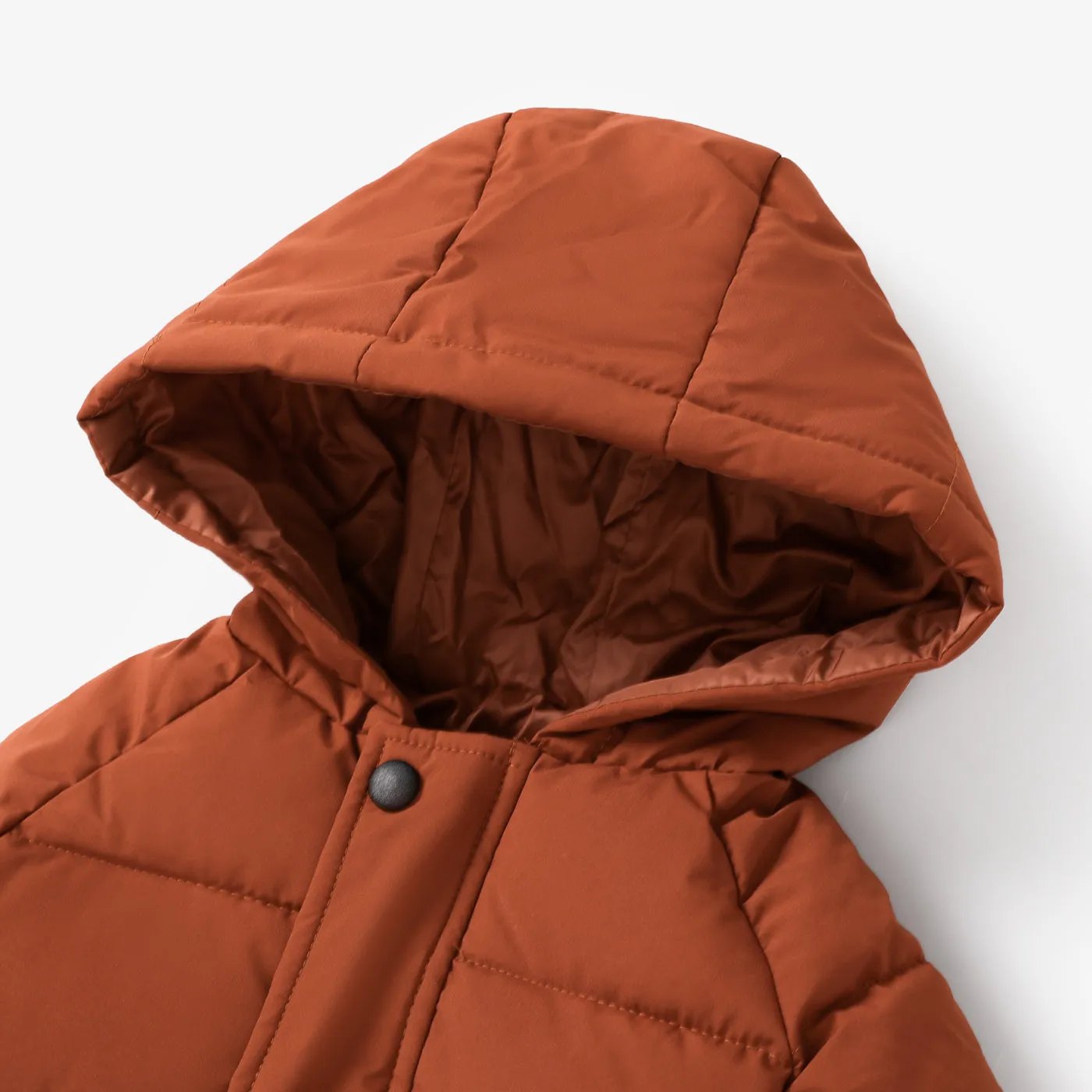 Toddler/Kid Boy/Girl Hooded Button Design Cotton-Padded Coat