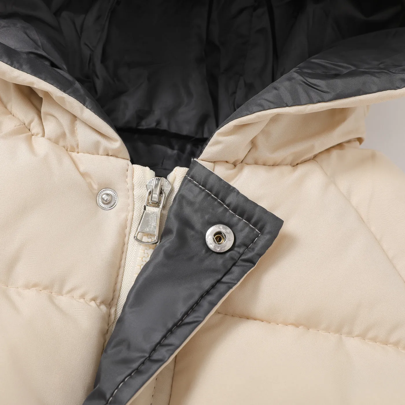 Toddler/Kid Boy/Girl Hooded Button Design Cotton-Padded Coat
