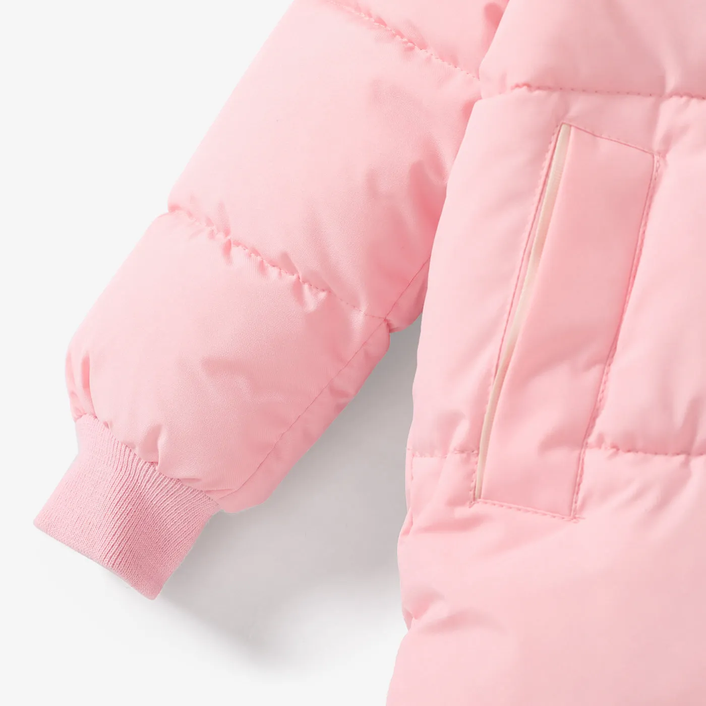 Toddler/Kid Boy/Girl Hooded Button Design Cotton-Padded Coat