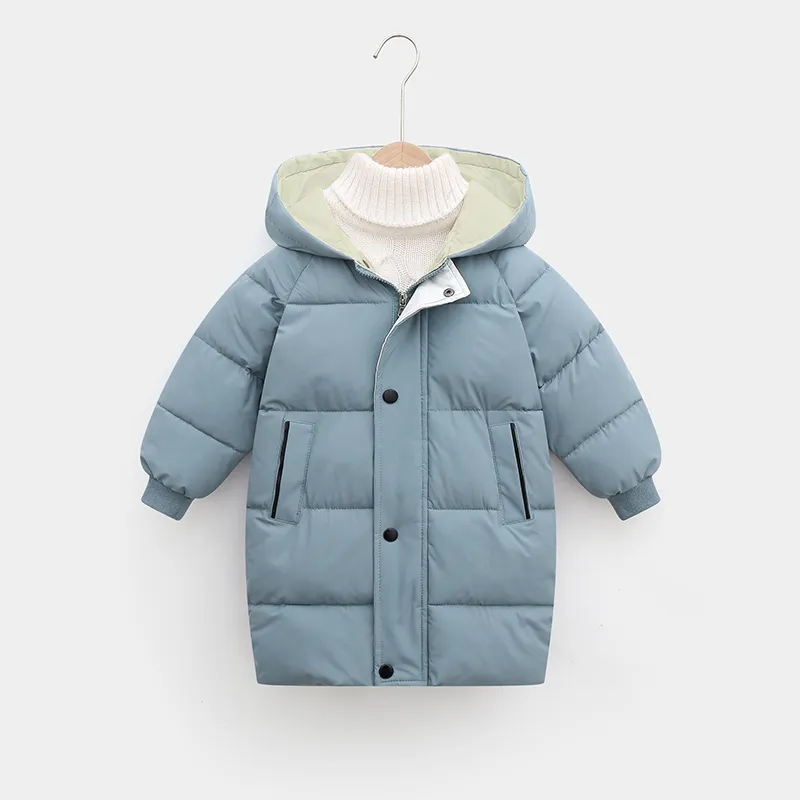 Toddler/Kid Boy/Girl Hooded Button Design Cotton-Padded Coat