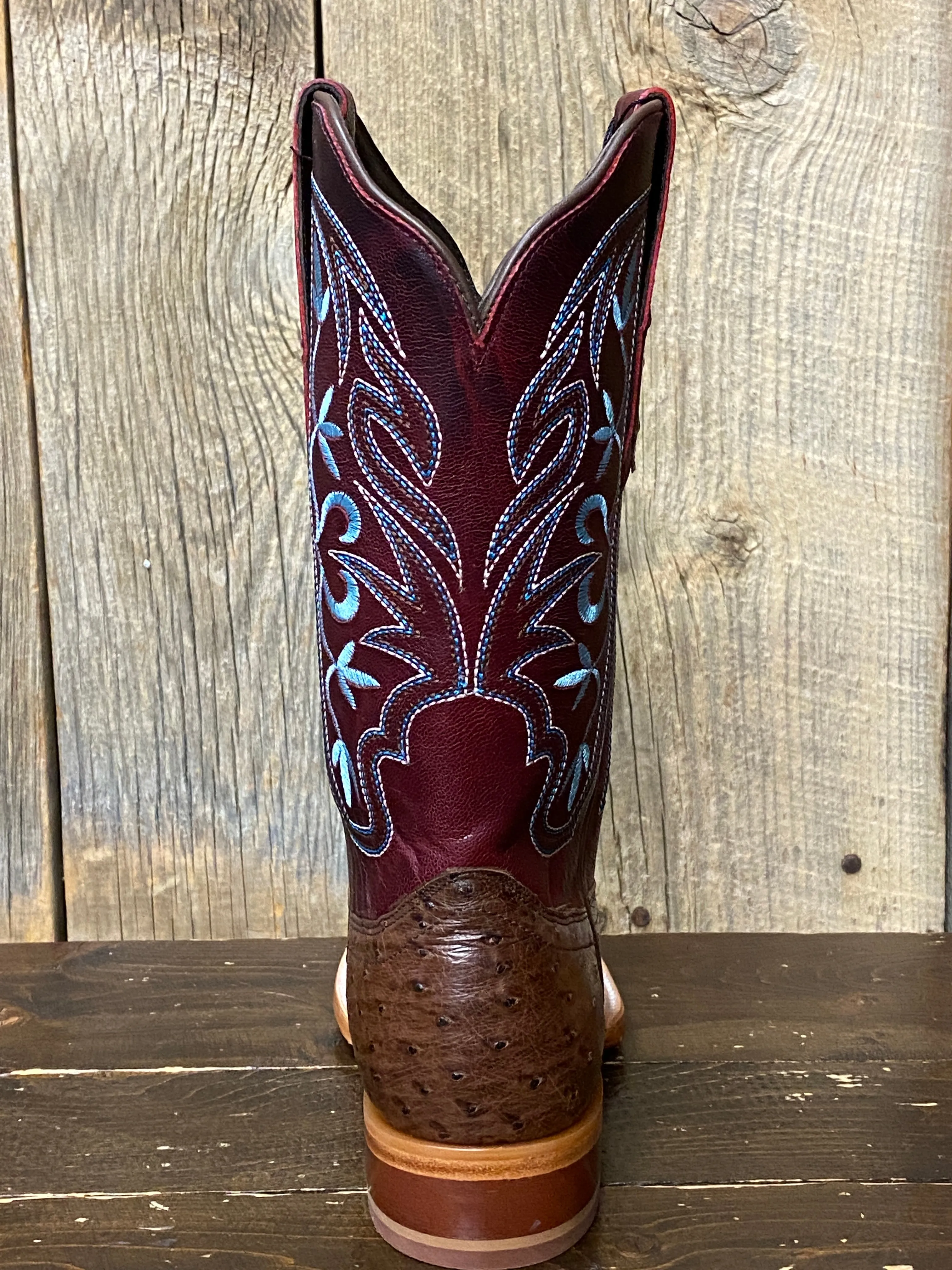 Tony Lama® Women's Tinrose Smooth Ostrich Exotic Cowboy Boots