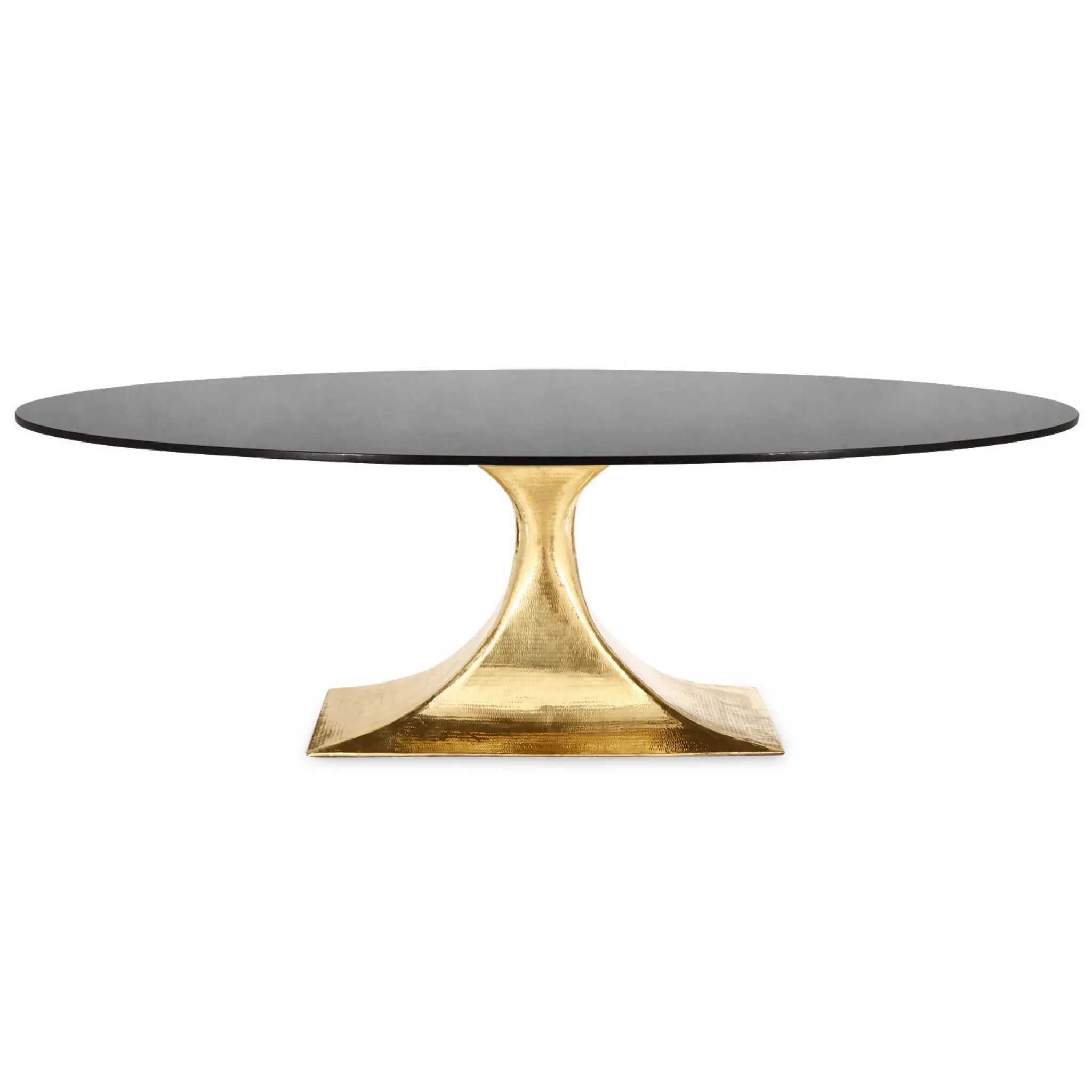 Villa & House Stockholm Oval Dining Table Brass