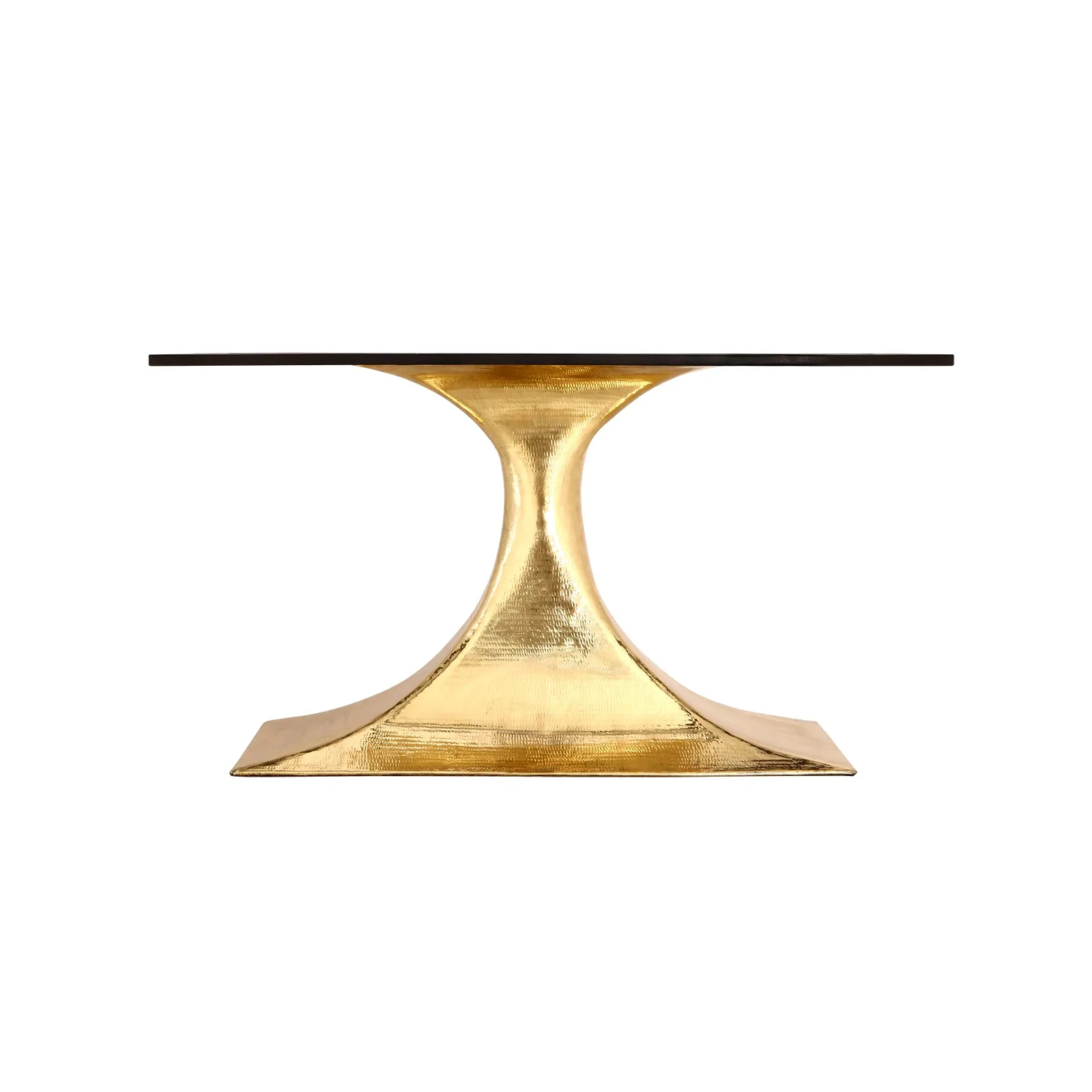Villa & House Stockholm Oval Dining Table Brass