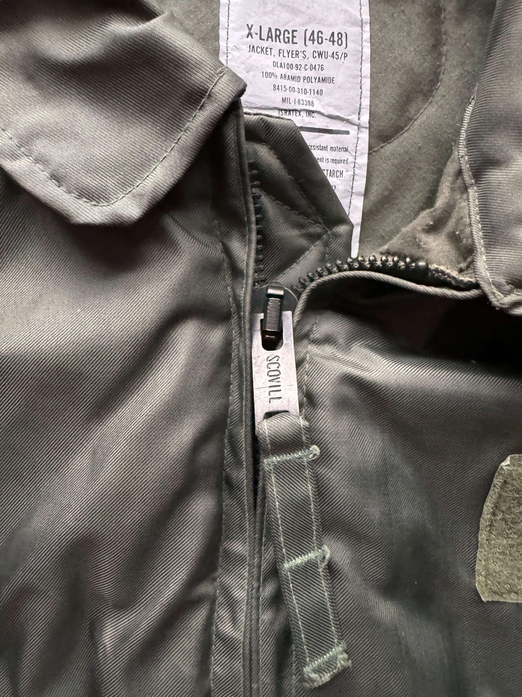 Vintage CWU-45P Bomber Jacket SZ XL
