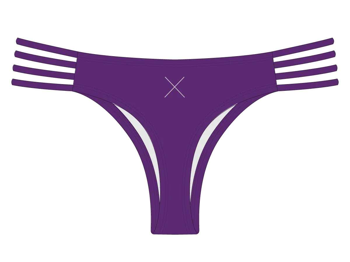 Violet Classic Strap Bottoms