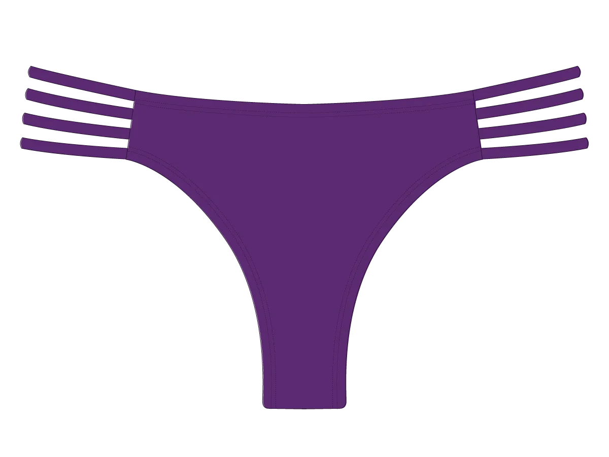 Violet Classic Strap Bottoms