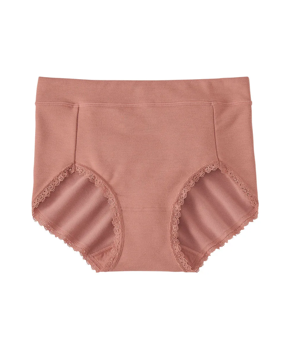 Warm Material High-waisted Panty