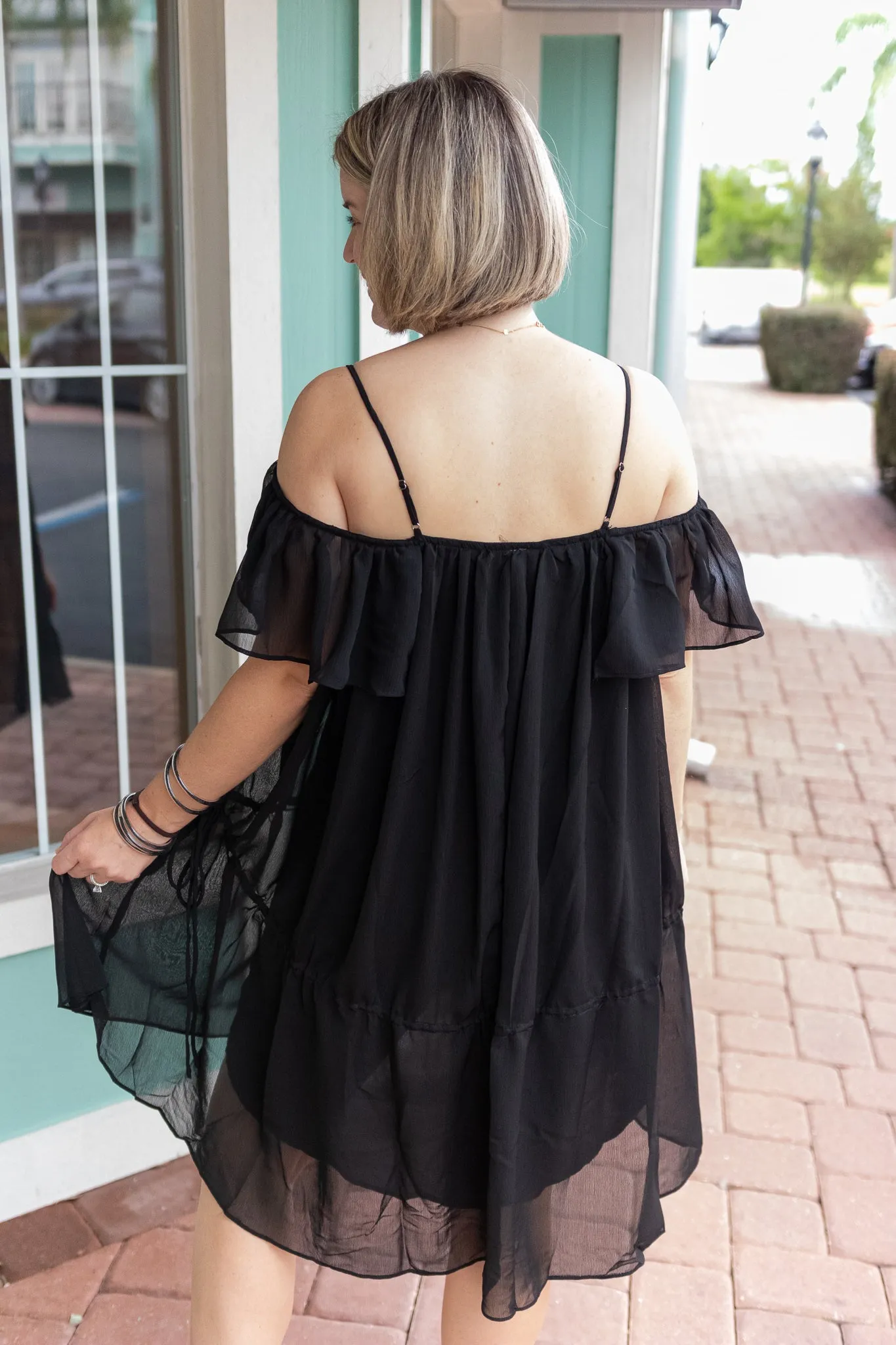 WINE TASTING CHIFFON DRESS