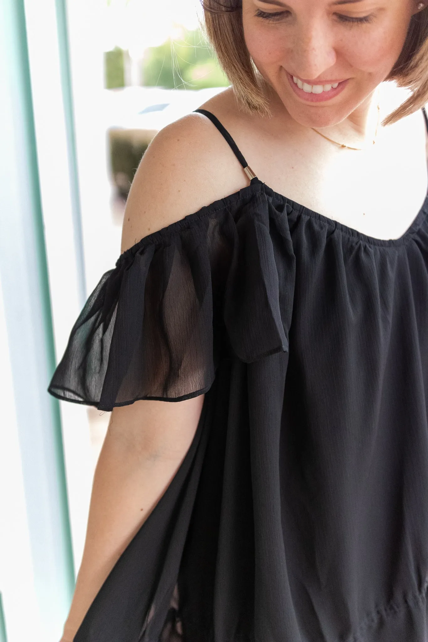 WINE TASTING CHIFFON DRESS
