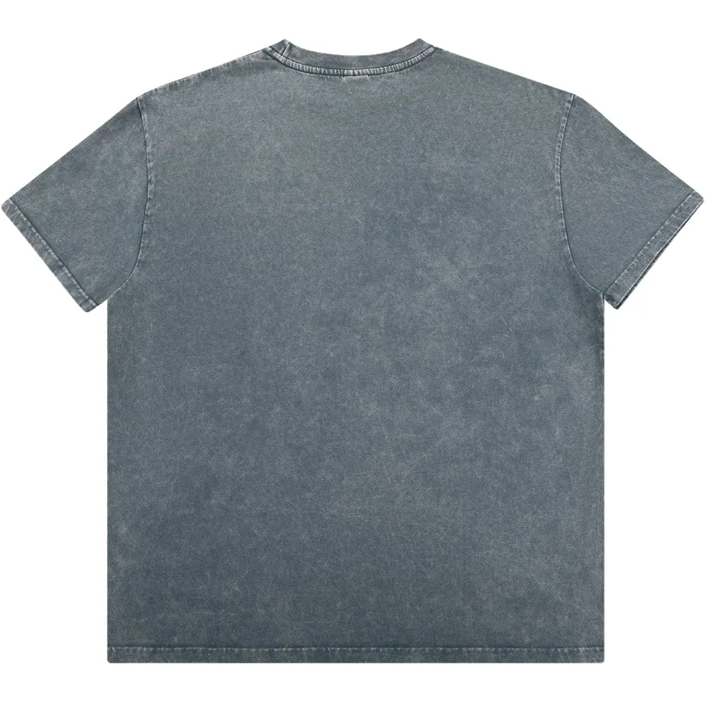 WNDRR Junkyard Box Fit Tee - Washed Grey