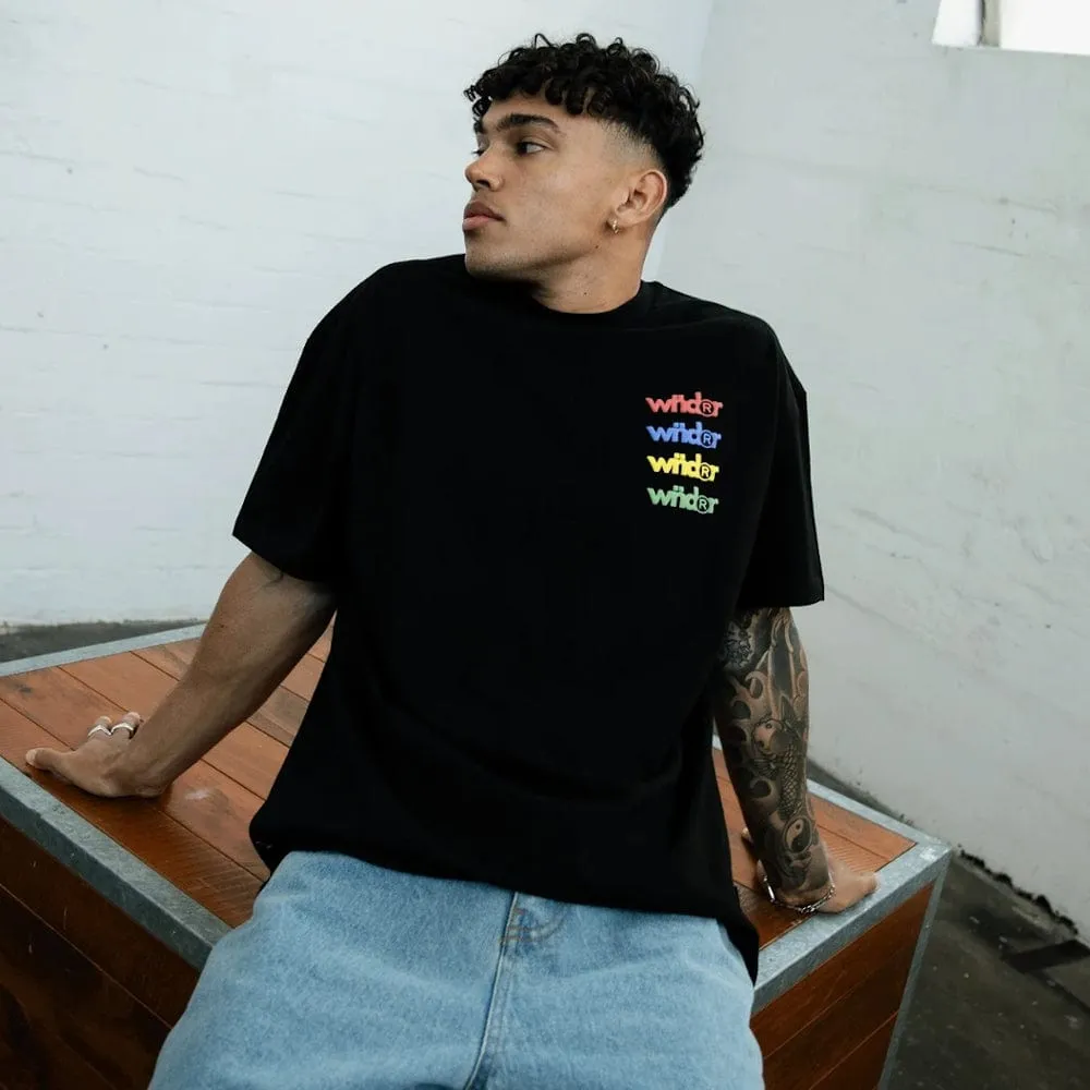 WNDRR Source Box Fit Tee - Black