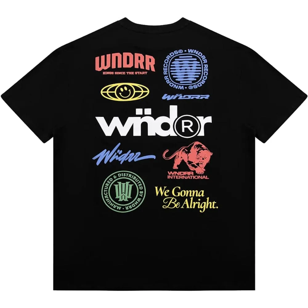 WNDRR Source Box Fit Tee - Black