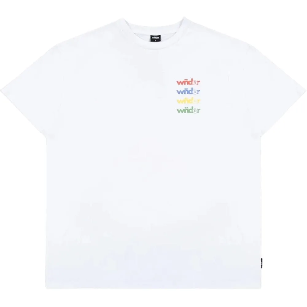 WNDRR Source Box Fit Tee - White