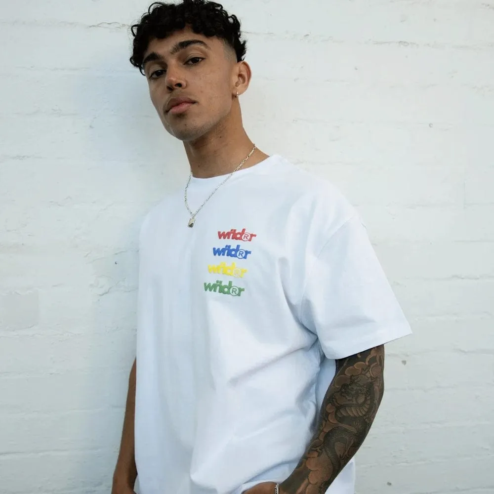 WNDRR Source Box Fit Tee - White