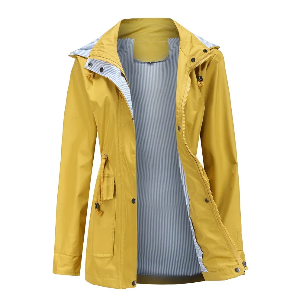 Women - Modern Jacket - Detachable Hood - Stylish Outerwear