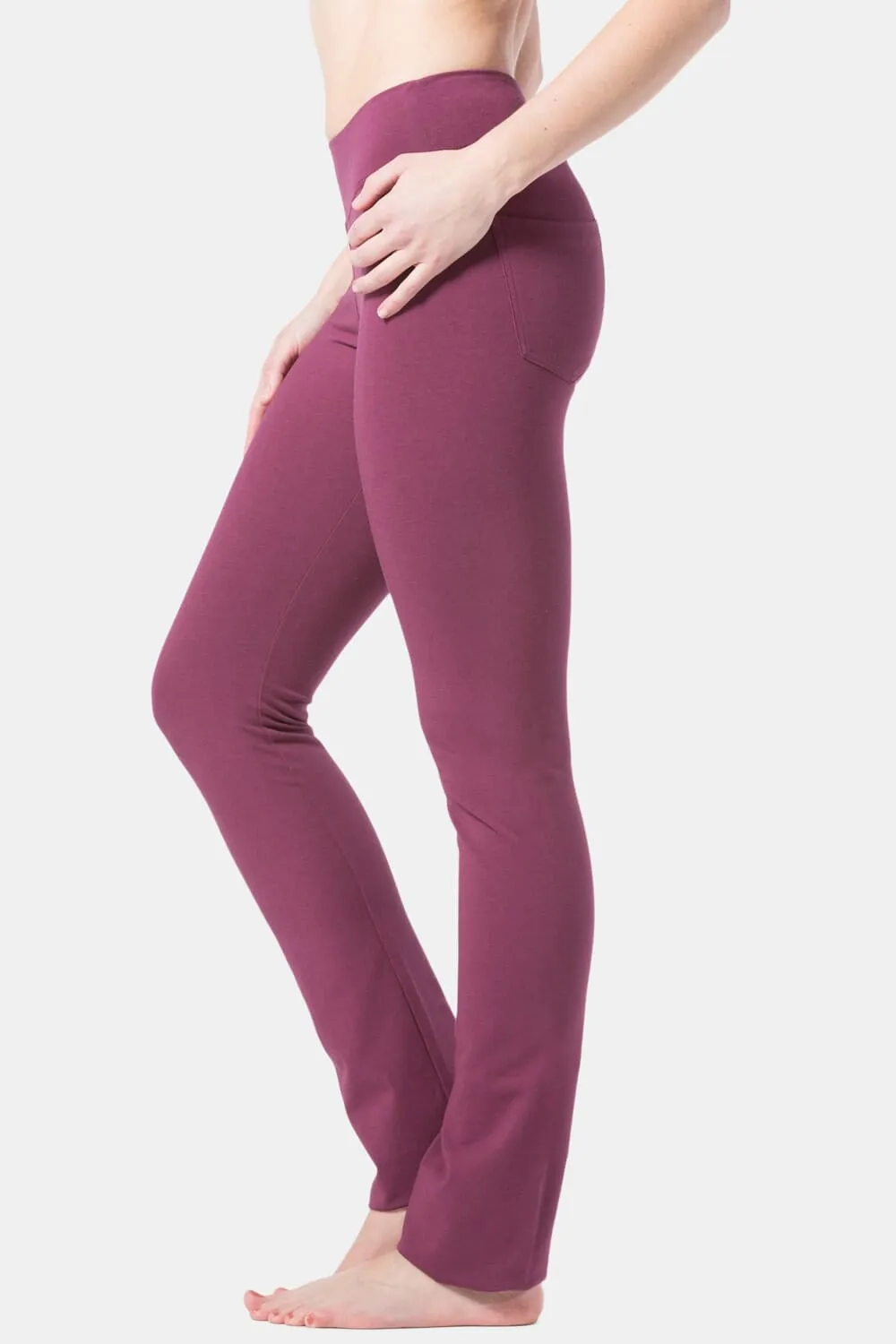 Women's EcoFabric™ Straight Leg Yoga Pant with Back Pockets - OUTLET - FINAL SALE
