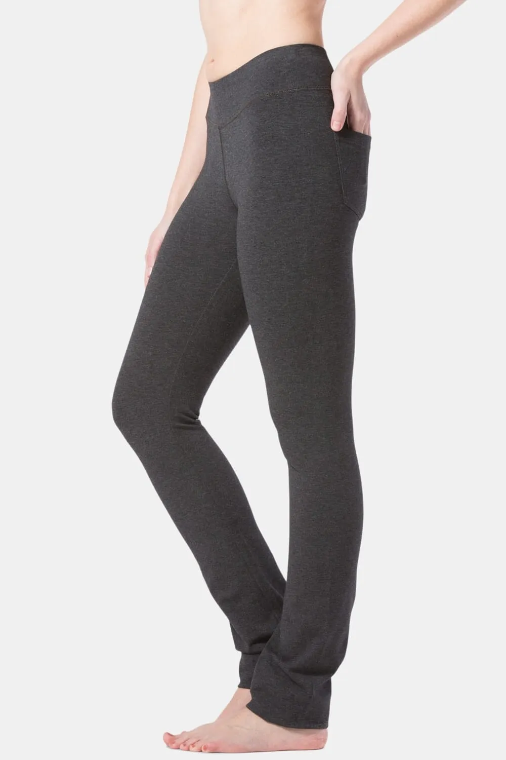 Women's EcoFabric™ Straight Leg Yoga Pant with Back Pockets - OUTLET - FINAL SALE