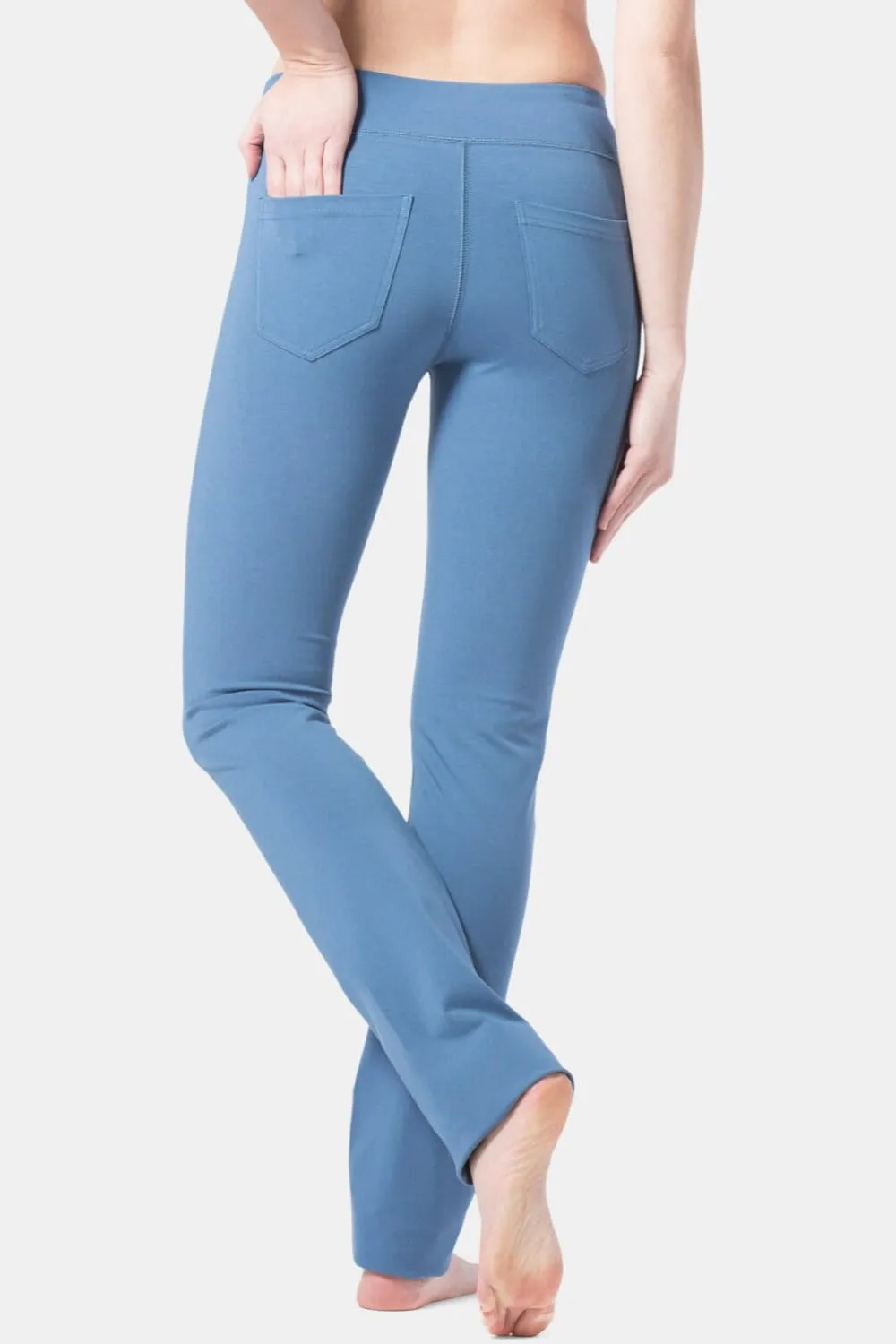 Women's EcoFabric™ Straight Leg Yoga Pant with Back Pockets - OUTLET - FINAL SALE
