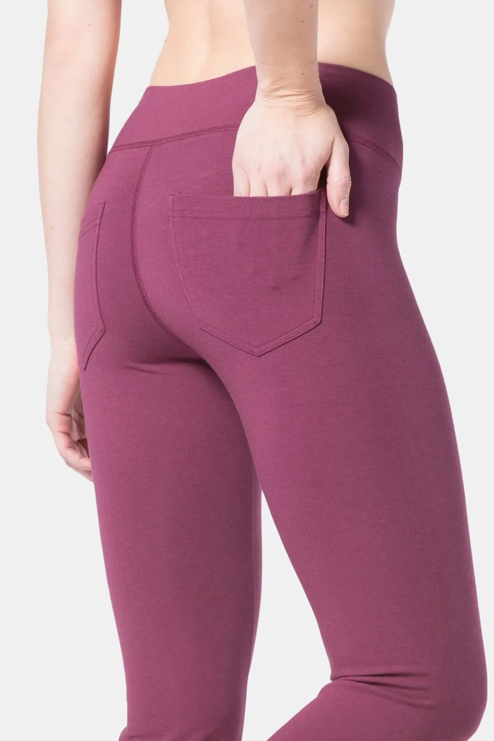 Women's EcoFabric™ Straight Leg Yoga Pant with Back Pockets - OUTLET - FINAL SALE